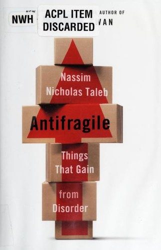 Antifragile by Nassim Nicholas Taleb book cover