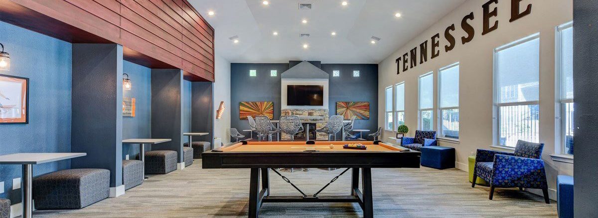 Clubhouse interior at a Logen Capital property
